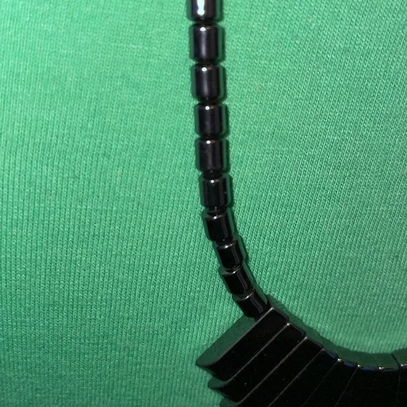 Vintage 1980’s Hematite Necklace. 18” - Picture 3 of 4